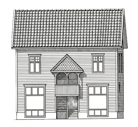 Loftet-huset — illustrasjon